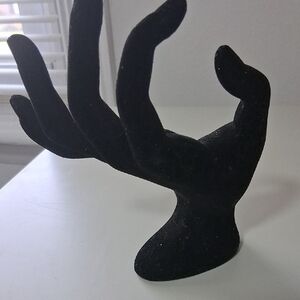 Black Velvet Ring Display Hand for Women Jewelry